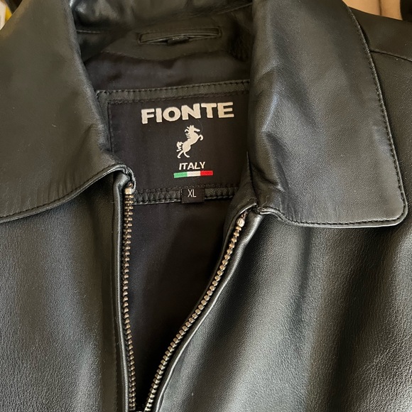 Fionte real Italian leather jacket - Picture 3 of 3